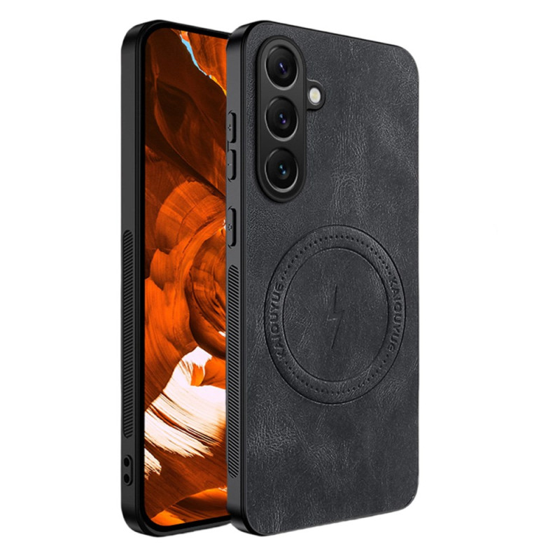 Coque Samsung Galaxy S26 Magnétique Effet Cuir