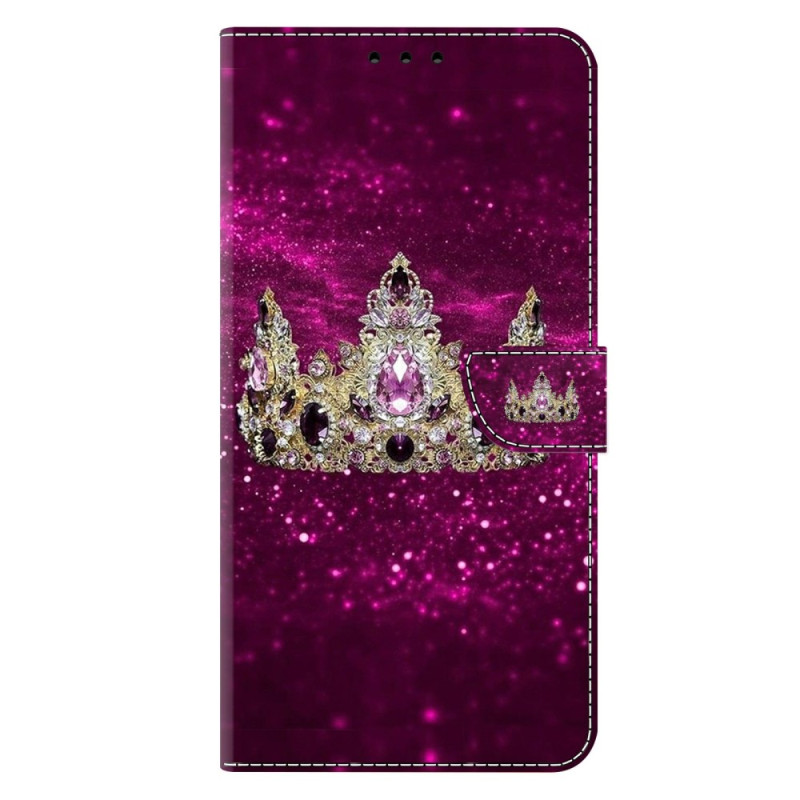 Housse Samsung Galaxy A57 5G Couronne Diamant Violet