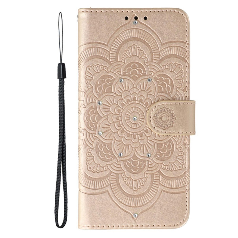 Housse Samsung Galaxy A37 5G Mandala et Strass