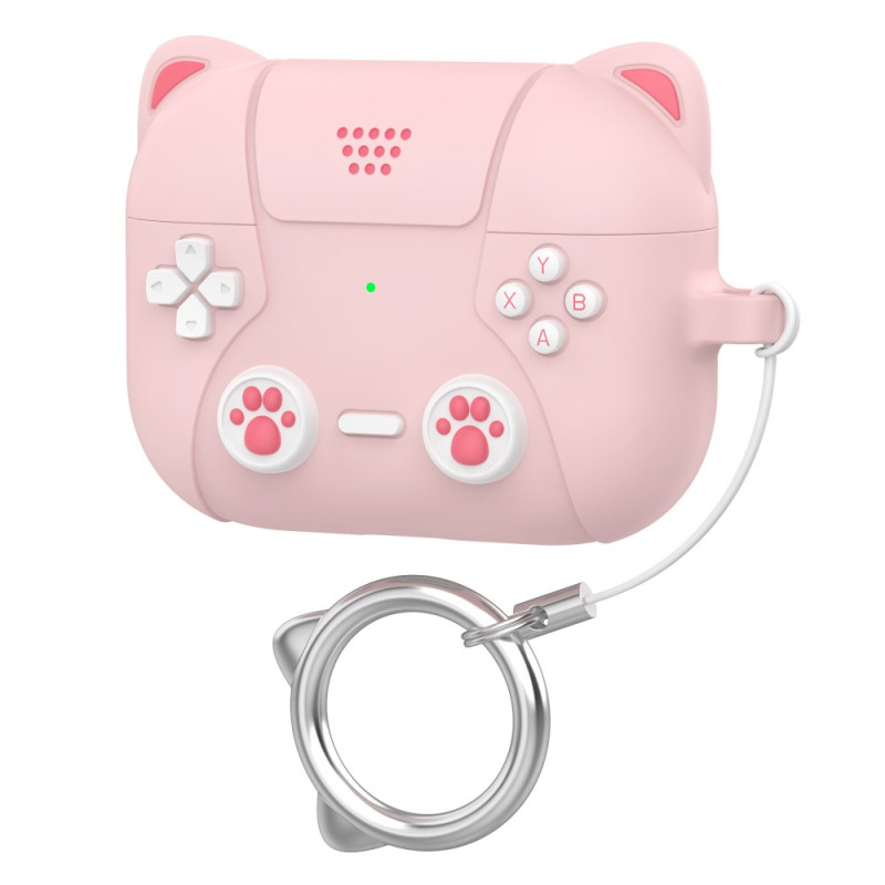Coque AirPods Pro 3 Pattes de Chat avec Porte-clés
