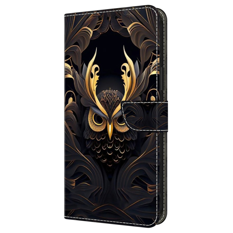 Housse Xiaomi Redmi Note 15 5G / 4G / Poco M8 5G Hibou Doré