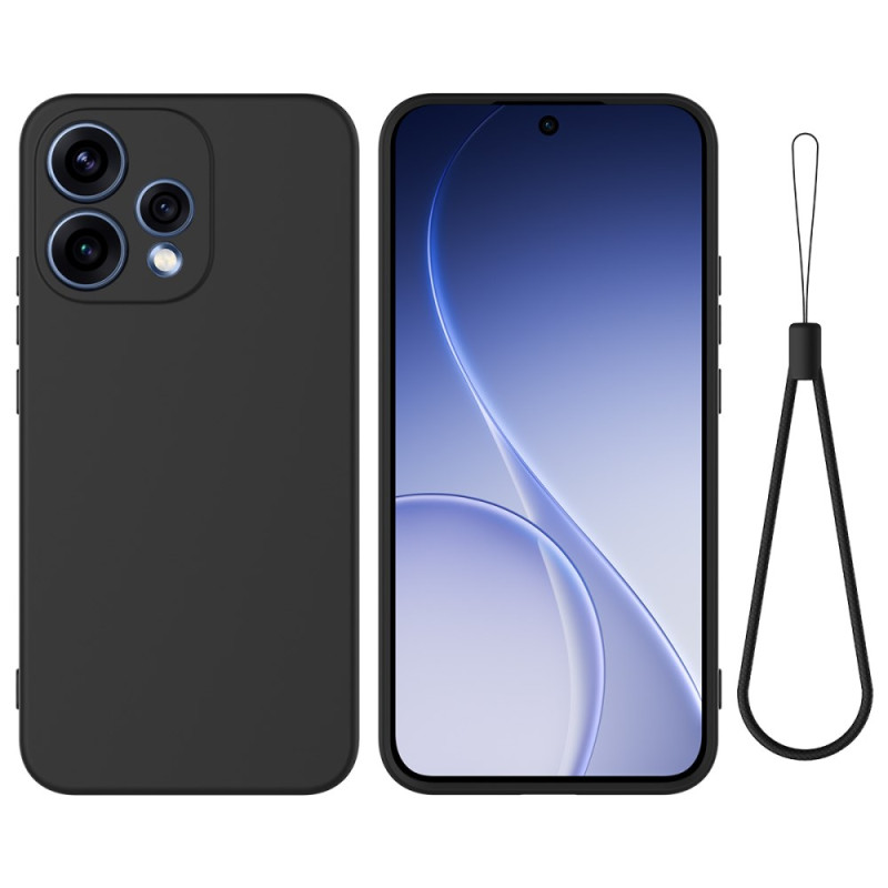 Coque Oppo Reno 15 5G Silicone Liquide à Lanière