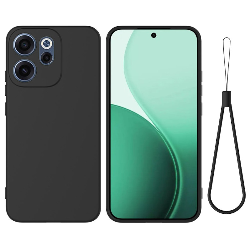 Coque Oppo Reno 15 F 5G / 15 FS 5G Silicone Liquide à Lanière