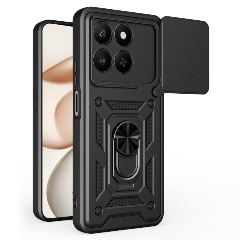 Coque Honor 400 Smart 5G / 4G / X7d 5G / 4G Support Rotatif et Protection Caméra Coulissante