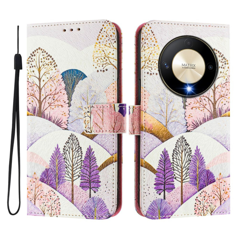 Housse Honor Magic 6 Lite / X9b Forêt Colorée