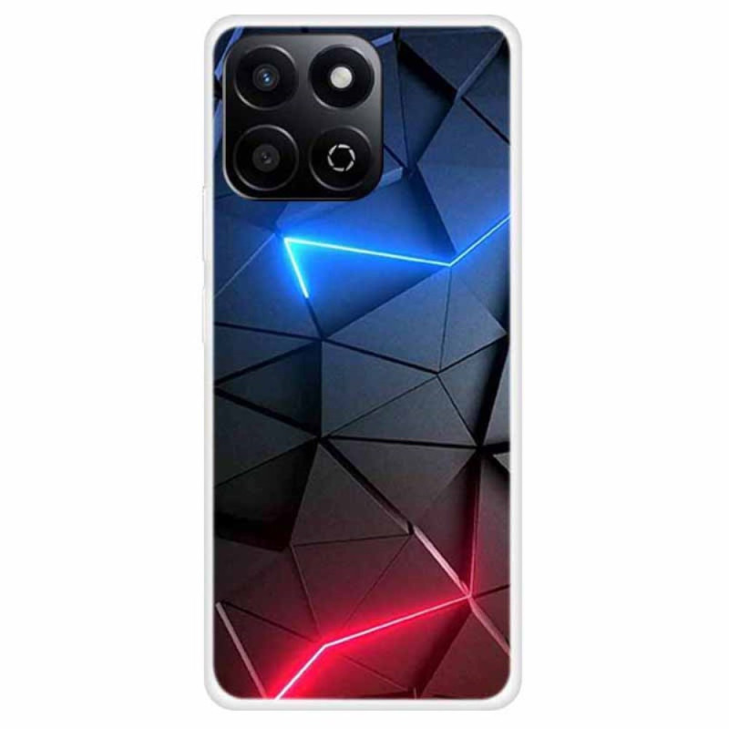 Coque Honor X7c 5G / 4G / 200 Smart 5G Rouge et Bleu