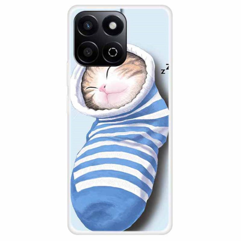 Coque Honor X7c 4G / 200 Smart 5G Chat avec Chaussettes