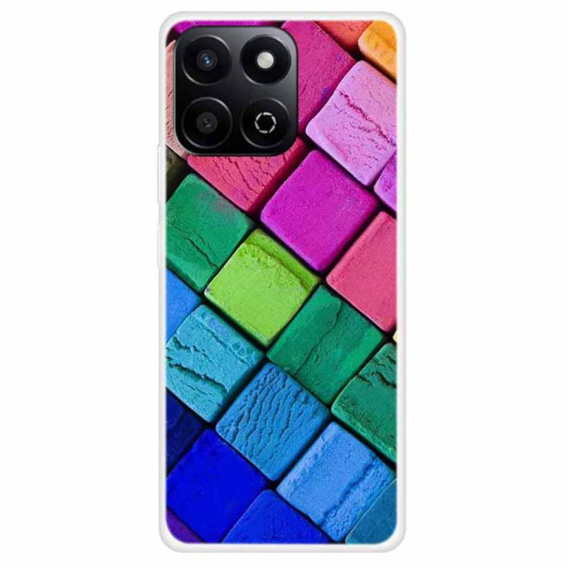 Coque Honor X7c 4G / 200 Smart 5G Blocs Colorés