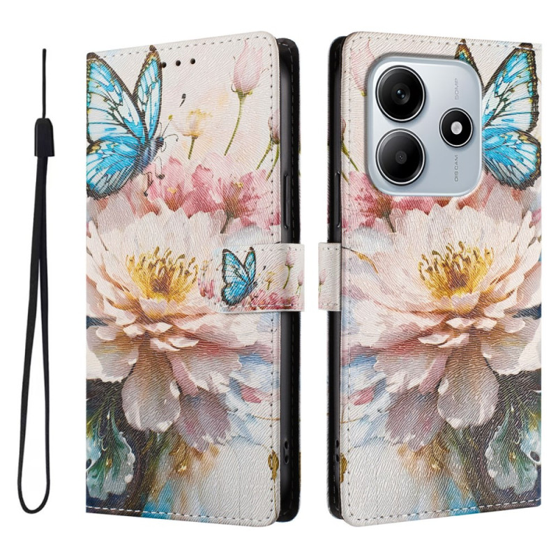 Housse Xiaomi Redmi Note 14 5G / Poco M7 Pro 5G Décor Floral