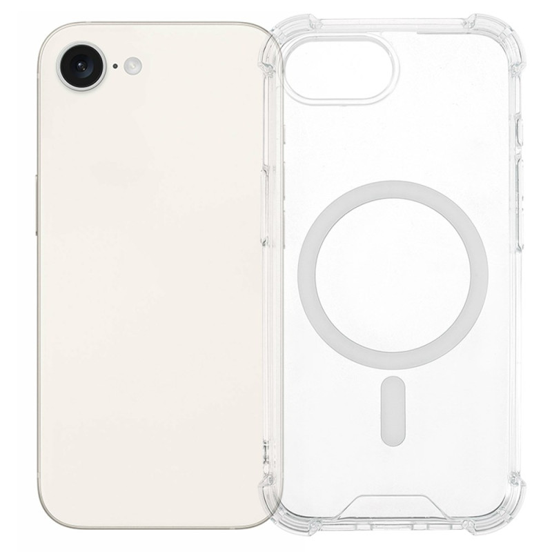 Coque iPhone 17E / 16E Compatible MagSafe Transparente