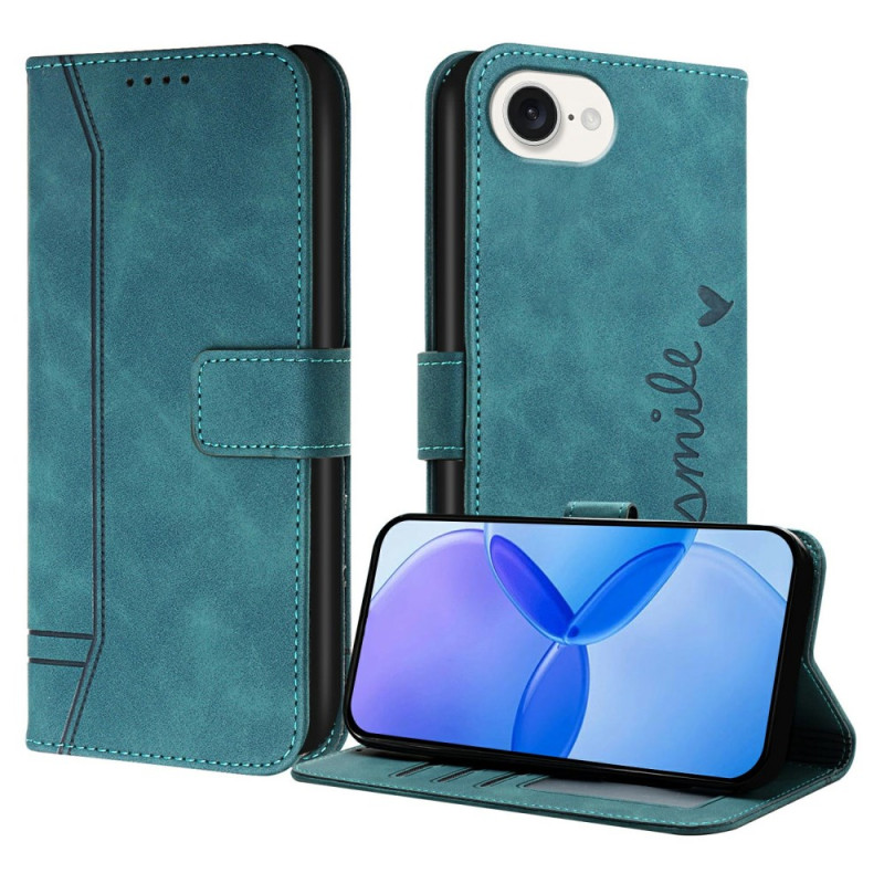 Housse iPhone 17E / 16E Effet Daim Smile