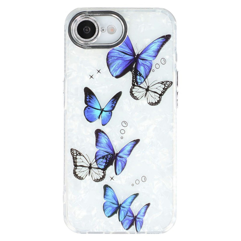 Coque iPhone 17E / 16E Hybride Papillons