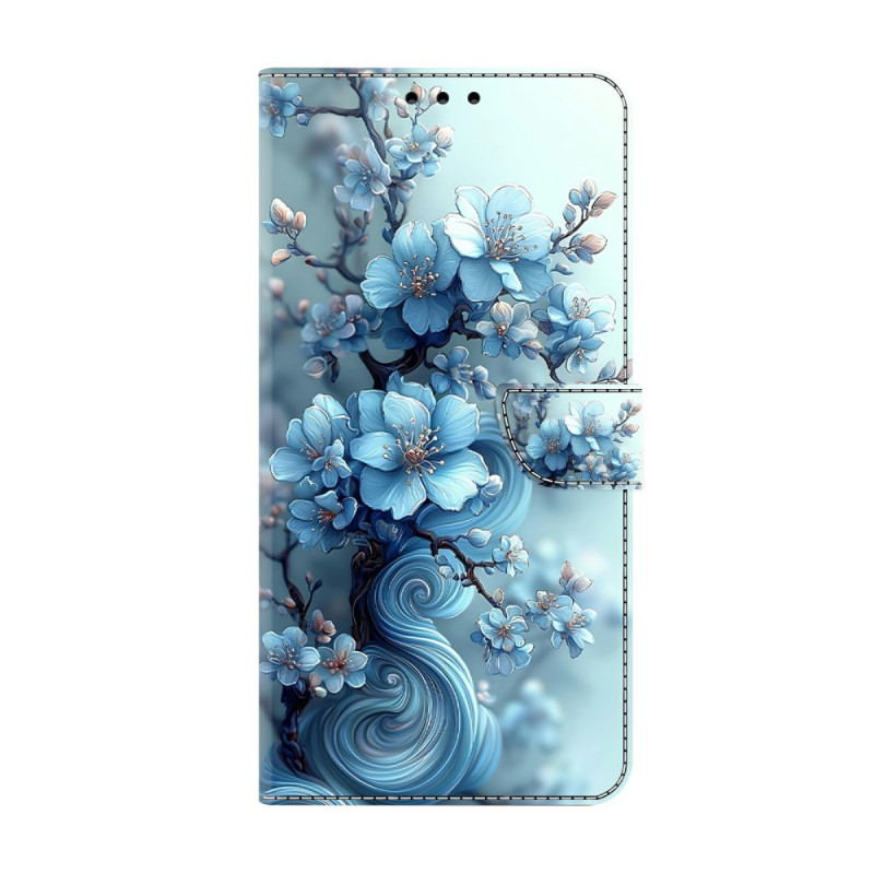 Housse Samsung Galaxy S26 Ultra Fleur Bleu Glacé