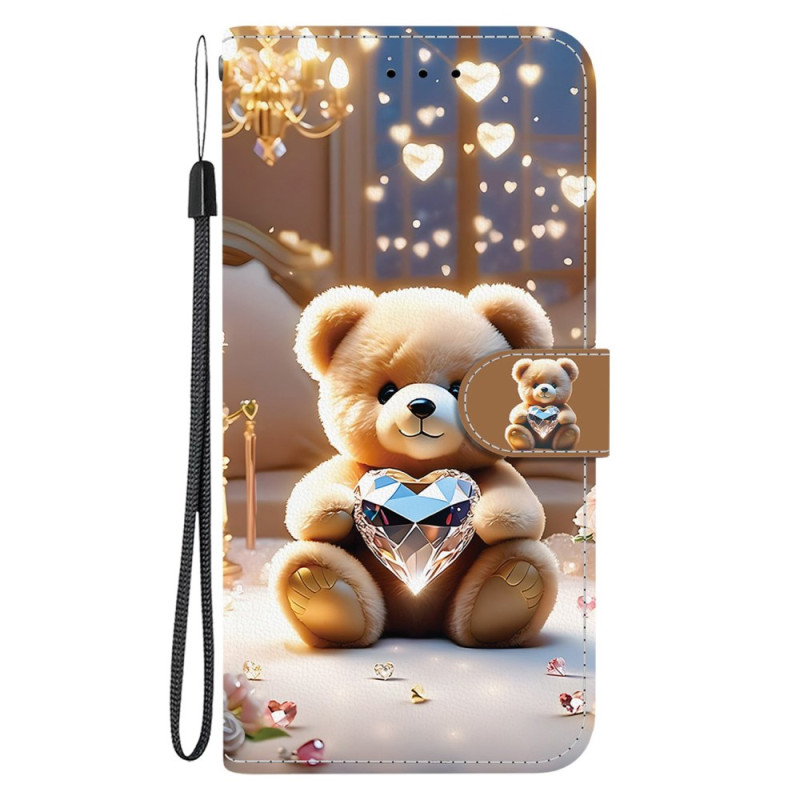 Housse iPhone 17E / 16E Ours Diamant