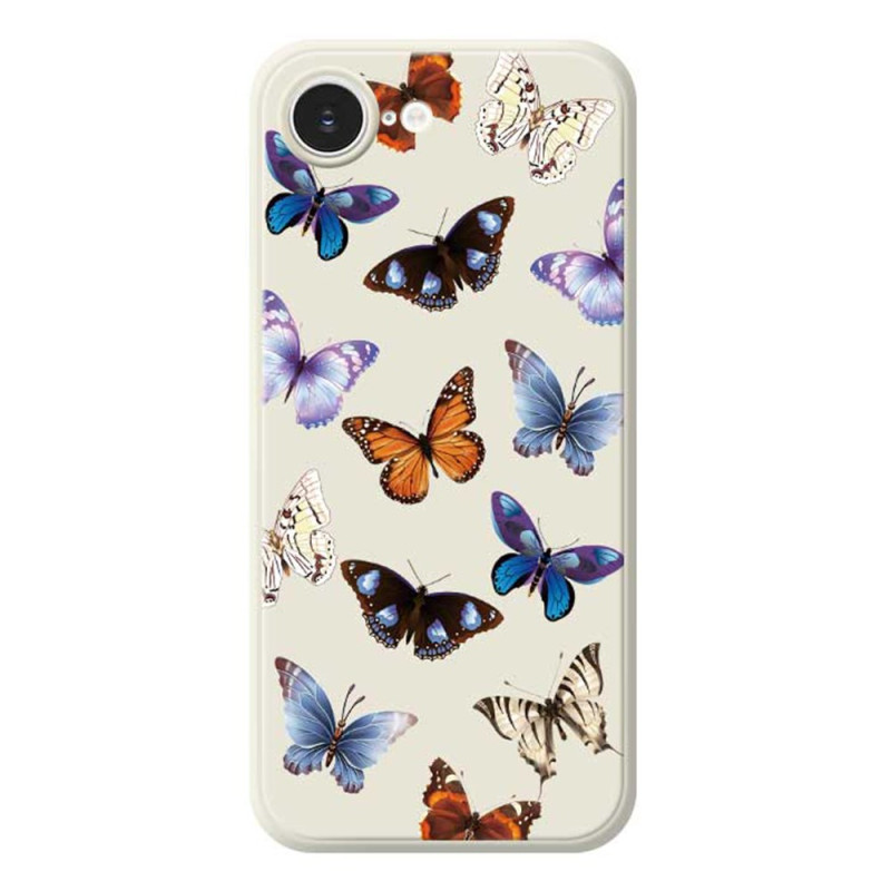 Coque iPhone 17E / 16E Bord Droit Papillons