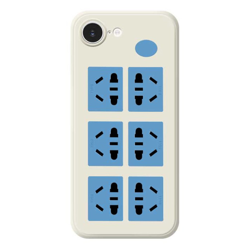Coque iPhone 17E / 16E Bord Droit Motif Socket