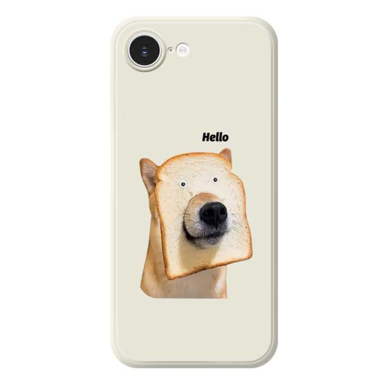 Coque iPhone 17E / 16E Bord Droit Motif Chien Toast