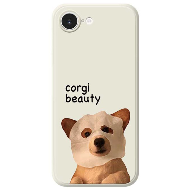 Coque iPhone 17E / 16E Bord Droit Corgi Adorable