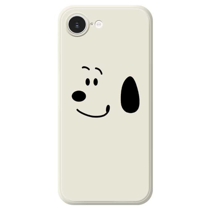 Coque iPhone 17E / 16E Bord Droit Chien Minimaliste