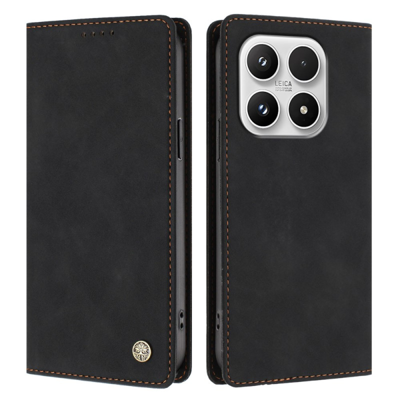 Housse Xiaomi 17 Portefeuille Effet Daim (protection RFID)
