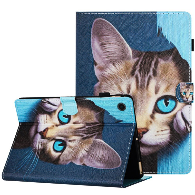 Housse Lenovo Tab M10 (Gen 3) TB-328FU/TB-328XU Chat Bleu