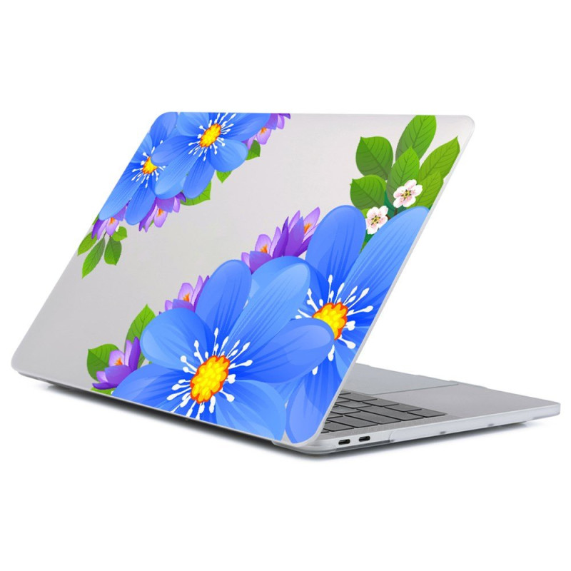 Coque MacBook Air 13’’ (2026) / (2025) / (2024) / (2022) Fleurs Bleues