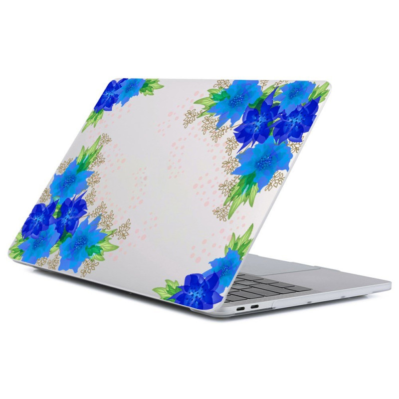 Coque MacBook Air 13’’ (2026) / (2025) / (2024) / (2022) Florale Bleue