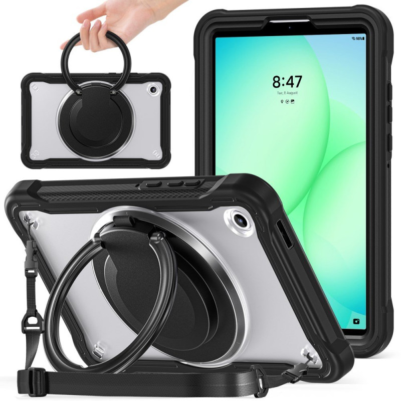 Coque Samsung Galaxy Tab A11 Poignée Rotative et Bandoulière