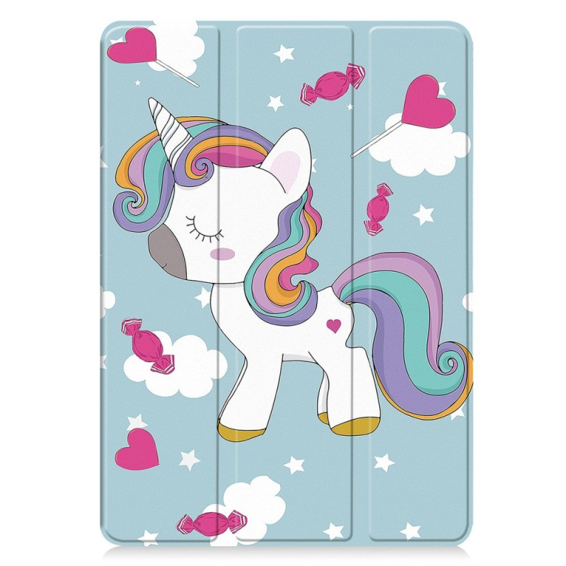 Smart Case Samsung Galaxy Tab A11 Plus / A9 Plus Porte-Stylet Licorne