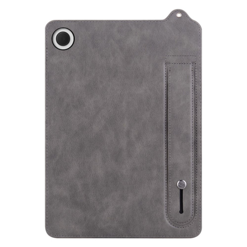 Coque Samsung Galaxy Tab A11 Plus / A9 Plus Effet Cuir Sangle