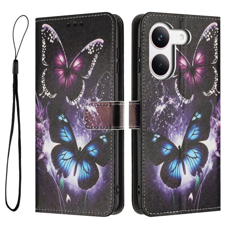 Housse Poco X8 Pro 5G Deux Papillons