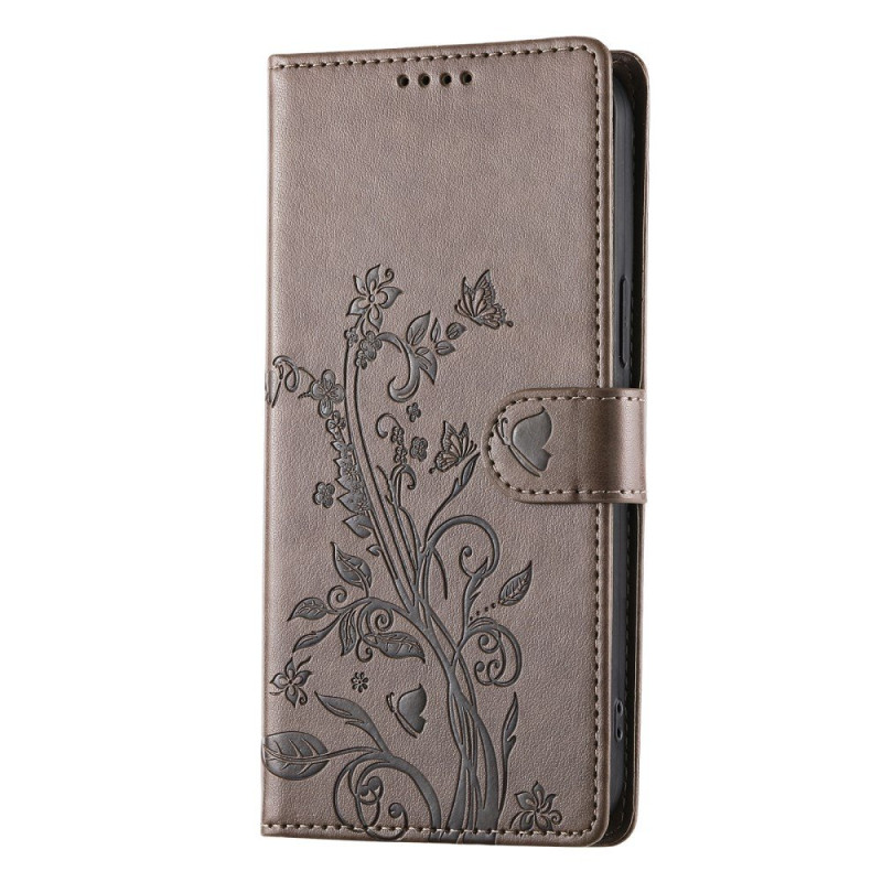 Housse Poco X8 Pro 5G Papillon Fleuri