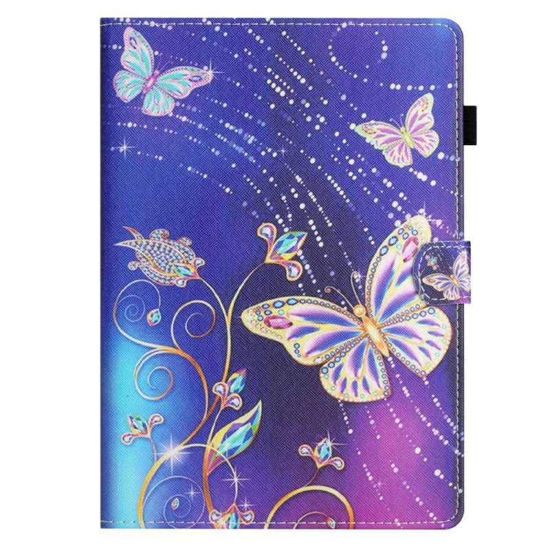 Housse Samsung Galaxy Tab A 10.1 (2016) T580 / T585 - Papillon Bleu