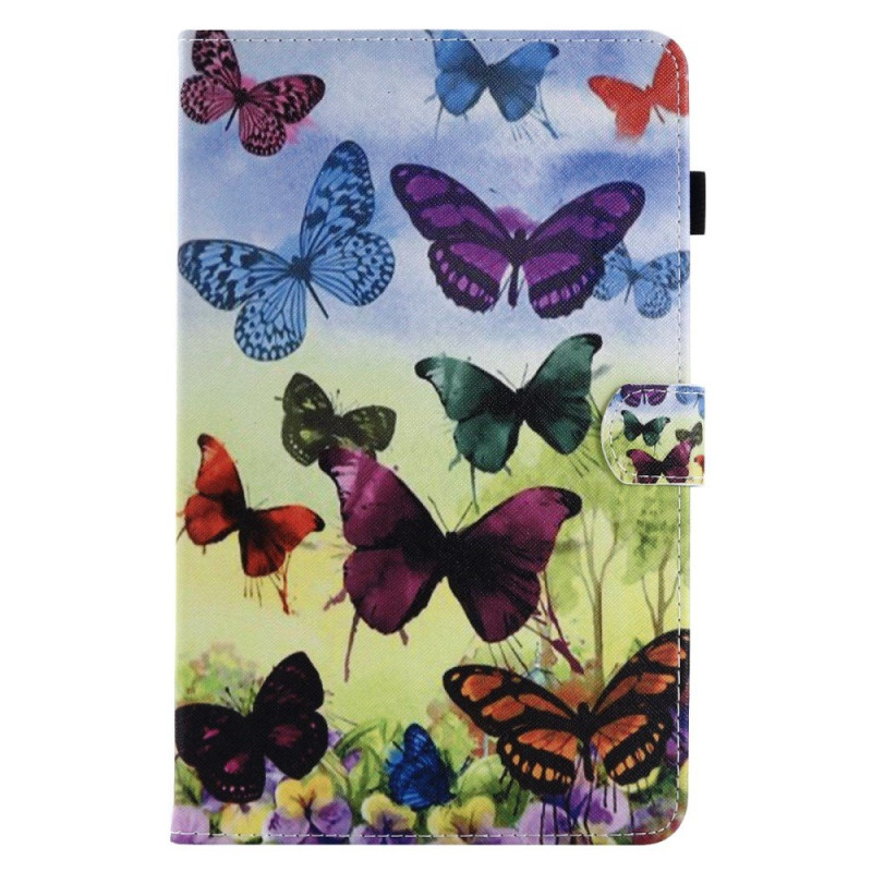 Housse Samsung Galaxy Tab A 10.1 (2016) Papillons Colorés