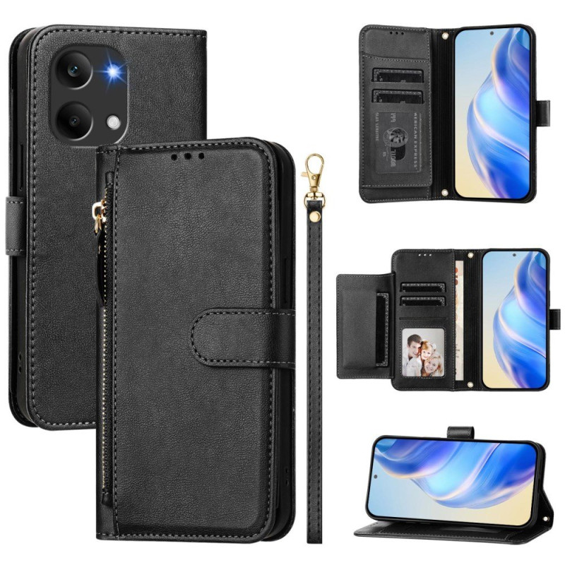 Housse Poco X8 Pro Max 5G Pochette Zippée et Porte-Cartes
