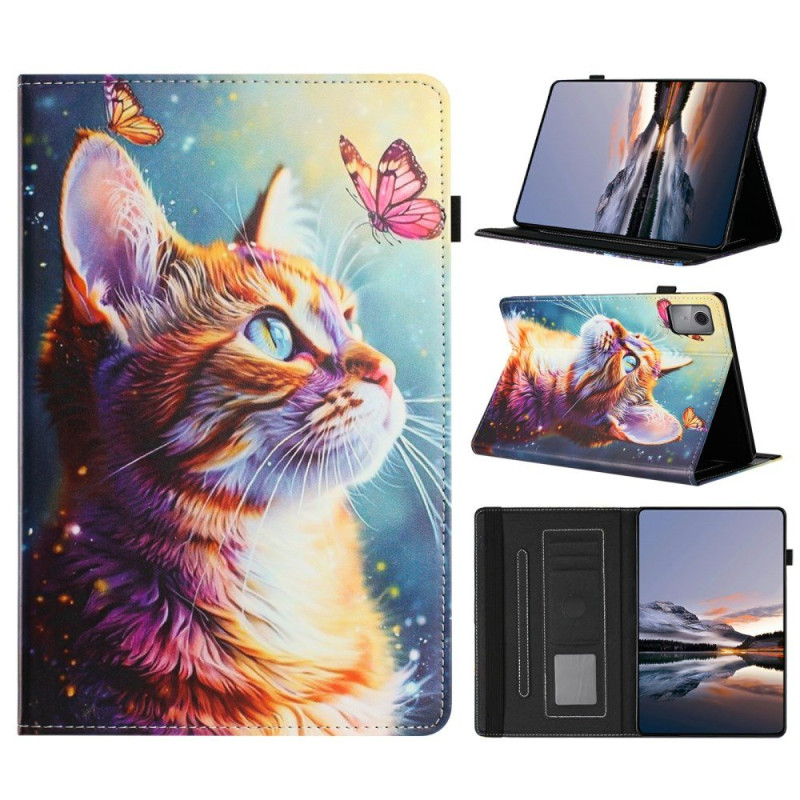 Étui Xiaomi Redmi Pad 2 Chat et Papillons