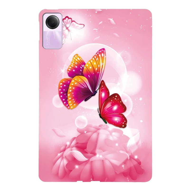 Coque Xiaomi Redmi Pad 2 Papillon Rose