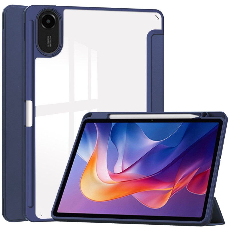 Smart Case Xiaomi Redmi Pad 2 Porte-Stylet et Dos Transparent
