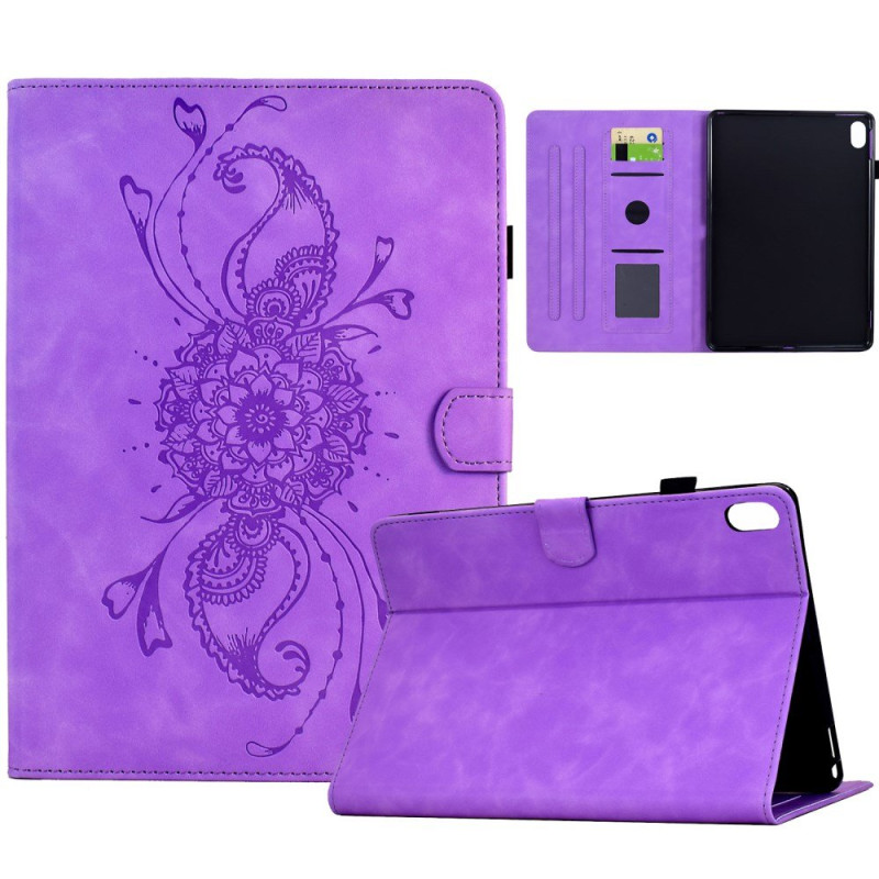 Housse Xiaomi Redmi Pad 2 Effet Daim Motif Mandala