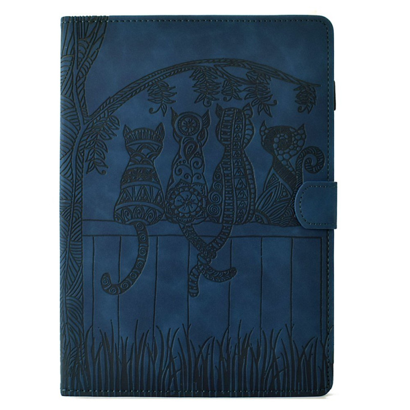 Housse Xiaomi Redmi Pad 2 Effet Daim Motif Chats