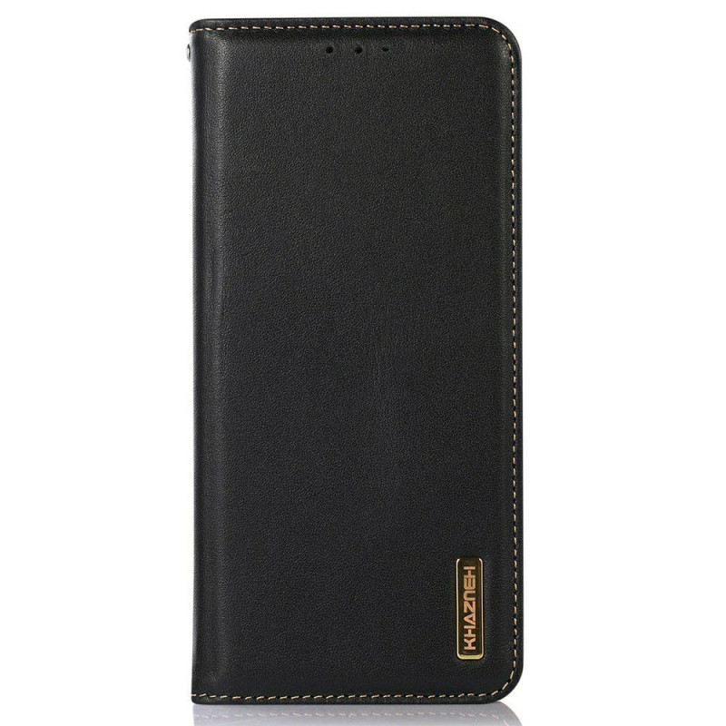 Flip Cover Motorola Edge 60 Neo / 50 Neo Cuir KHAZNEH