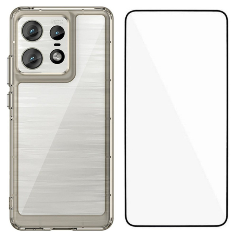 Coque Motorola Edge 60 Neo / 50 Neo Hybride avec Protecteur Écran