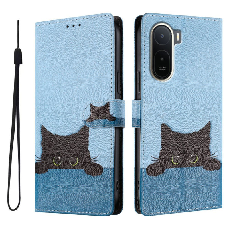 Housse Xiaomi Redmi A7 Pro Chat Noir