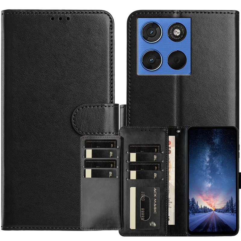 Housse Moto G77 / G67 Multiples Porte-Cartes