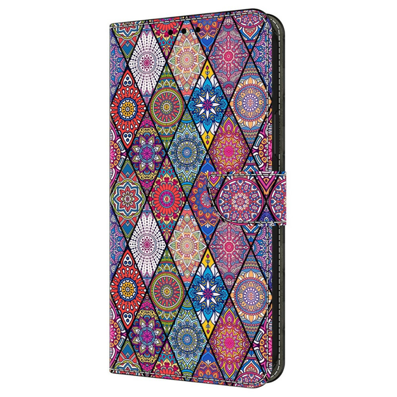 Housse Moto G77 / G67 Patchwork