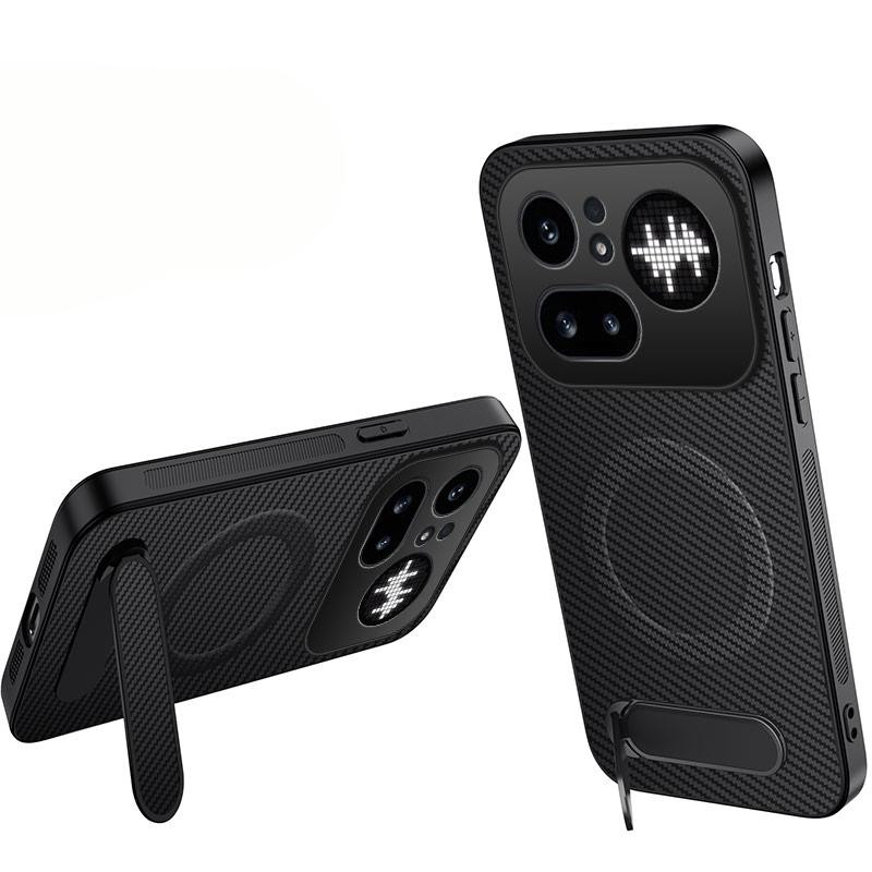 Coque Nothing Phone (4a) Pro Fibre Carbone Support