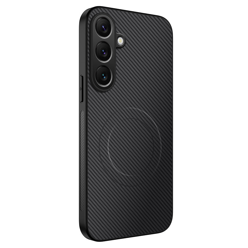Coque Samsung Galaxy A27 5G Magnétique Fibre Carbone