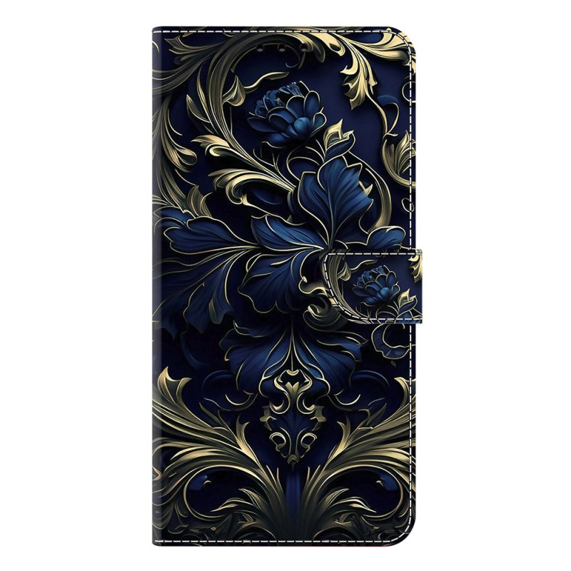 Housse Samsung Galaxy A27 5G Fleur Bleue