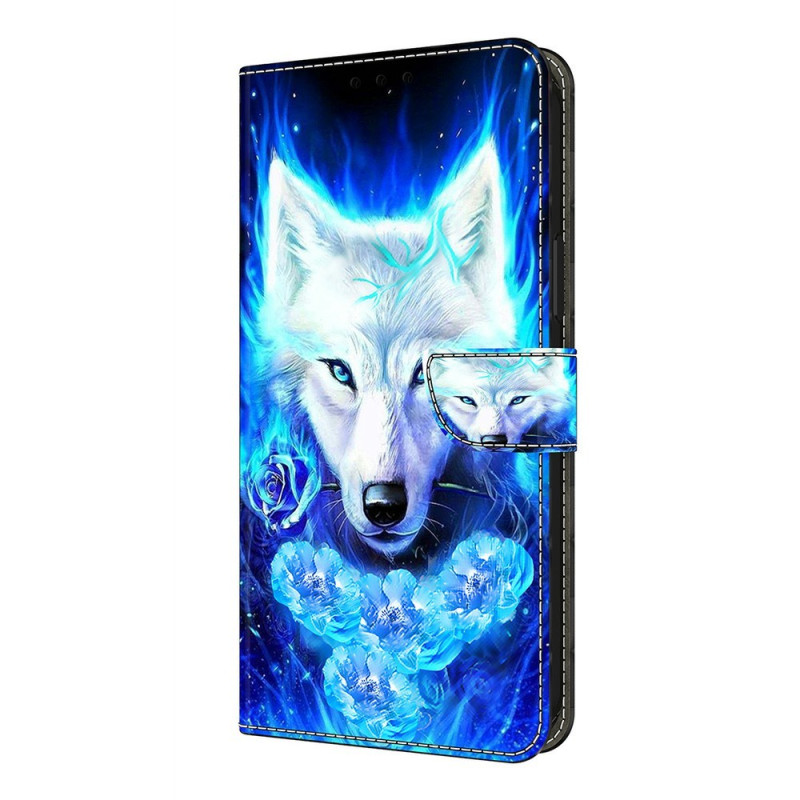 Housse Samsung Galaxy A27 5G Loup Blanc