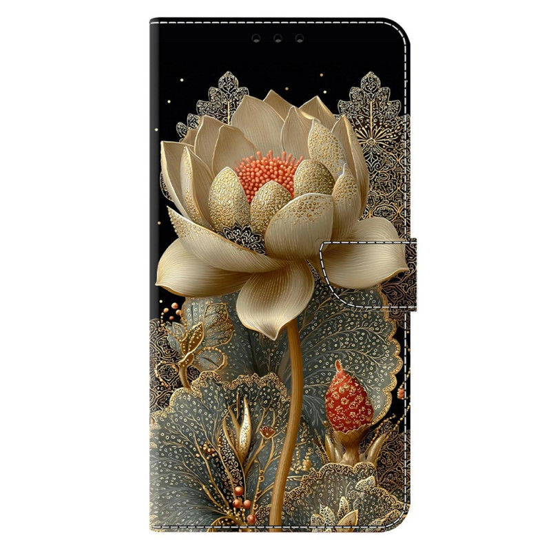 Housse Samsung Galaxy A27 5G Lotus Doré